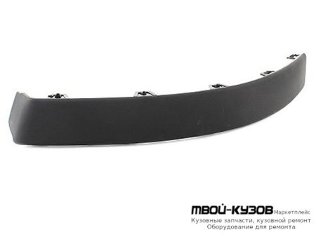 МОЛДИНГ БАМПЕРА ПЕРЕДНИЙ ПРАВАЯ СТОРОНА ЧЁРНЫЙ (АРГЕНТИНА) для Citroen C4 (11.2004-) PICASSO (2006-)