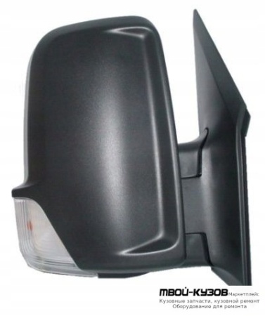 ЗЕРКАЛО ПРАВАЯ СТОРОНА ЭЛЕКТР С ПОДОГРЕВОМ , УКАЗАТЕЛЬ ПОВОРОТА (CONVEX) (ТАЙВАНЬ) для Mercedes SPRINTER (2006-)