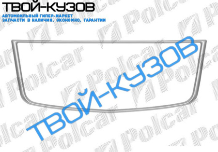 AVEO HB 08-ХРОМ НА РЕШЕТКУ В ПЕРЕДНИЙ БАМПЕР