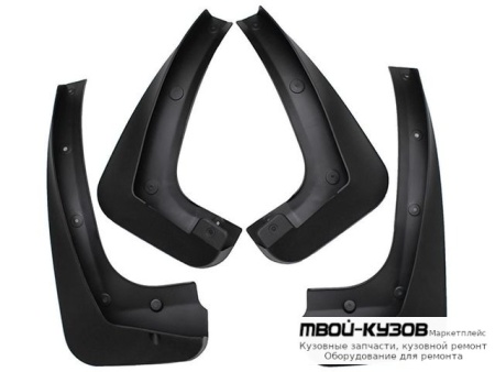 БРЫЗГОВИК ПЕРЕДНИЙ КРЫЛА ЛЕВАЯ + ПРАВАЯ (КОМПЛЕКТ) + ЗАДНИЙ (4 шт) для BMW E83 X3 (01.2004-)