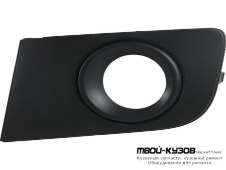 РЕШЕТКА БАМПЕРА ПЕРЕДНИЙ ЛЕВАЯ СТОРОНА С ОТВЕРСТИЯМИ ПОД ПРОТИВОТУМАННЫЕ ФАРЫ (КИТАЙ) для Volkswagen AMAROK (2010-)