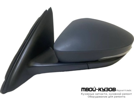 ЗЕРКАЛО ЛЕВАЯ СТОРОНА ЭЛЕКТР С ПОДОГРЕВОМ , УКАЗАТЕЛЬ ПОВОРОТА (КИТАЙ) для Skoda OCTAVIA (2013-2017)