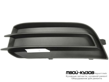 РЕШЕТКА БАМПЕРА ПЕРЕДНИЙ ПРАВАЯ СТОРОНА БЕЗ ОТВЕРСТИЙ ПОД ПРОТИВОТУМАННЫЕ ФАРЫ (ТАЙВАНЬ) для Audi A1 (2010-)