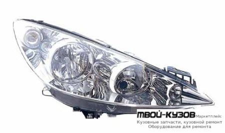 ФАРА ПРАВАЯ СТОРОНА С КОРРЕКТОР (DEPO) для Peugeot 408 (2010-), Peugeot 308 (2007-)