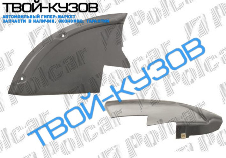 IBIZA/COR 0593-01 ЗАЩИТА ПЕРЕДНЕГО БАМПЕРА НИЖНЯЯ ПРАВАЯ