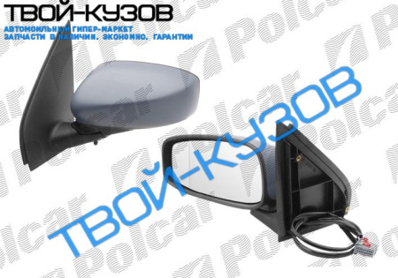 STILO 01- ЗЕРКАЛО L ЭЛ+ОБОГРЕВ, ПОД ПОКРАСКУ 5-D