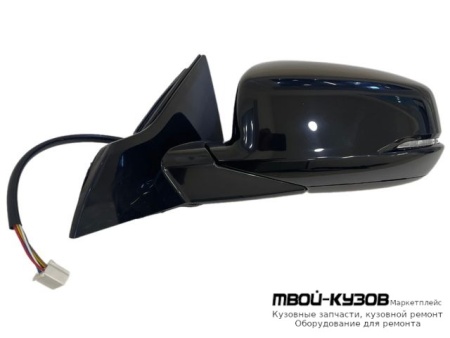 ЗЕРКАЛО ЛЕВАЯ СТОРОНА ЭЛЕКТР С ПОДОГРЕВОМ , УКАЗАТЕЛЬ ПОВОРОТА , АВТОСКЛАДЫВ (CONVEX) (ТАЙВАНЬ) для Honda ACCORD (2012-)