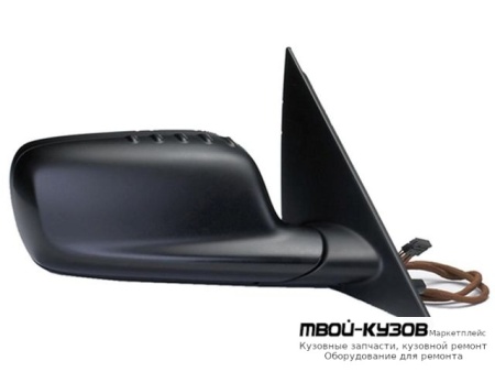 ЗЕРКАЛО ПРАВАЯ СТОРОНА ЭЛЕКТР С ПОДОГРЕВОМ , АВТОСКЛАДЫВ , ПАМЯТЬЮ (ASPHERICAL) ГРУНТ (ТАЙВАНЬ) для BMW E65 / E66 (2002 - 03.2005) (04.2005-)