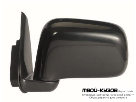 ЗЕРКАЛО ЛЕВАЯ СТОРОНА ЭЛЕКТР БЕЗ ПОДОГРЕВОМ (CONVEX) ГРУНТ (ТАЙВАНЬ) для Honda CRV (1996-2002)