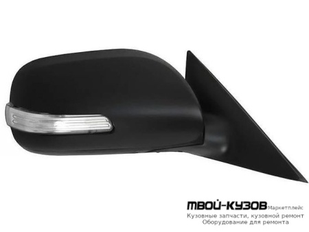 ЗЕРКАЛО ПРАВАЯ СТОРОНА ТЮНИНГ ЭЛЕКТР БЕЗ ПОДОГРЕВОМ , АВТОСКЛАДЫВ С УКАЗАТЕЛЬ ПОВОРОТА (convex) ( СМ. ФОТО !) (Тайвань) ГРУНТ для Toyota CAMRY V40 (01.2006-)