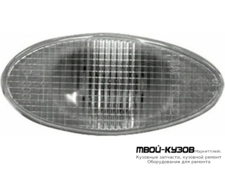 ПОВТОРИТЕЛЬ ПОВОРОТА В КРЫЛО ЛЕВАЯ = ПРАВАЯ (DEPO) БЕЛЫЙ для Mitsubishi LANCER (2004 - 02.2007)