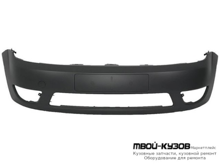 БАМПЕР ПЕРЕДНИЙ С ОТВЕРСТИЯМИ ПОД ПРОТИВОТУМАННЫЕ ФАРЫ (ТАЙВАНЬ) для Ford FIESTA (2002-2005)