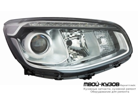 ФАРА ПРАВАЯ СТОРОНА С ДИОД (DEPO) для KIA SOUL (2010-)