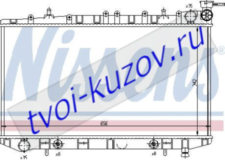 P10 РАДИАТОР ОХЛАЖДЕН AT 1.8