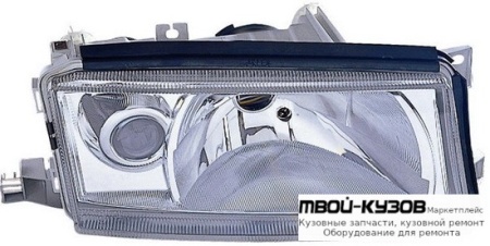 ФАРА ПРАВАЯ СТОРОНА ПРОЗРАЧНЫЙ С ПРОТИВОТУМ ПОД КОРРЕКТОР (DEPO) для Skoda OCTAVIA (04.1997 - 07.2000 08.2000-)