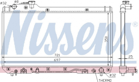RAV4 РАДИАТОР ОХЛАЖДЕН AT 2