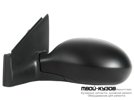 ЗЕРКАЛО ЛЕВАЯ СТОРОНА ЭЛЕКТР С ПОДОГРЕВОМ (ASPHERICAL) ГРУНТ (ТАЙВАНЬ) для Citroen C5 (03.2001 - 09.2004) (10.2004-)