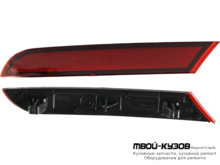 ФОНАРЬ-КАТАФОТ ПРАВАЯ СТОРОНА В ЗАДНИЙ БАМПЕР (КИТАЙ) для Volkswagen POLO (2020-)