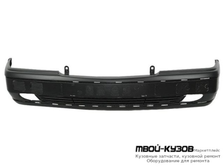 БАМПЕР ПЕРЕДНИЙ (CLASSIC) (ESPIRIT) В СБОРЕ ЛИТОЙ ГРУНТ (ИТАЛИЯ) для Mercedes W202 (06.1993 - 06.2000)