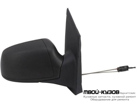 ЗЕРКАЛО ПРАВАЯ СТОРОНА МЕХАН С ТРОСИК С ГРУНТ КРЫШК (CONVEX) (ТАЙВАНЬ) для Ford FOCUS (2005-)
