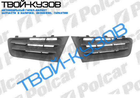 MEGANE II 06- РЕШЁТКИ В ПЕРЕДНИЙ БАМПЕР ЛЕВАЯ+ПРАВАЯ(2ШТ)