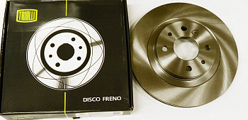 Диск тормозной ВАЗ-2112 R14 вент. (TRIALLI) VENTILATO DF142 в уп.