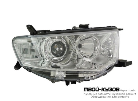 ФАРА ПРАВАЯ СТОРОНА ЛИНЗОВАННАЯ +/- ПОД КОРРЕКТОР (DEPO) для Mitsubishi L200 (2005-), Mitsubishi PAJERO SPORT (2009-)