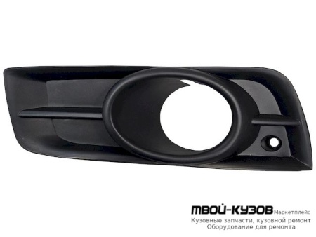 РЕШЕТКА БАМПЕРА ПЕРЕДНИЙ ЛЕВАЯ СТОРОНА П/ПРОТИВОТУМ ЧЁРНЫЙ для Chevrolet CRUZE (2009-)