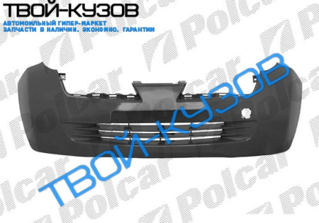 MICRA K12 03-10 БАМПЕР ПЕРЕДНИЙ ПОД ПОКР., НЕ ГРУНТ., БЕЗ ОТВ. ПОД П/Т