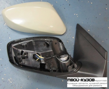 ЗЕРКАЛО ПРАВАЯ СТОРОНА ЭЛЕКТР БЕЗ ПОДОГРЕВОМ (CONVEX) ГРУНТ (ТАЙВАНЬ) для Hyundai I30 (2012-)