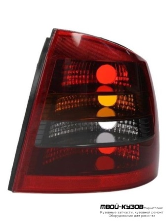 ФОНАРЬ ЗАДНИЙ ВНЕШНИЙ ПРАВАЯ СТОРОНА (ХЭТЧБЭК) (DEPO) КРАСНЫЙ-ТОНИР для Opel ASTRA (03.1998 - 2003)