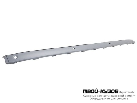 МОЛДИНГ БАМПЕРА ЗАДНИЙ ЦЕНТРАЛ ХРОМ-СЕРЫЙ (ТАЙВАНЬ) для Mercedes W211 (07.2002-)