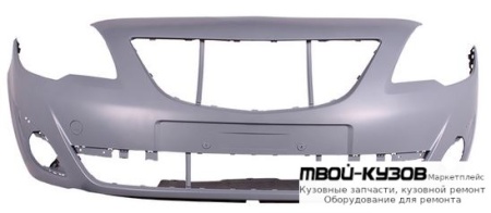 БАМПЕР ПЕРЕДНИЙ ГРУНТ (ТАЙВАНЬ) для Opel MERIVA (2010-)