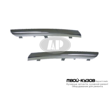 МОЛДИНГ РЕШЕТКИ РАДИАТОРА ПРАВАЯ СТОРОНА ХРОМ (ТАЙВАНЬ) для Nissan ALMERA N16E (2002-)