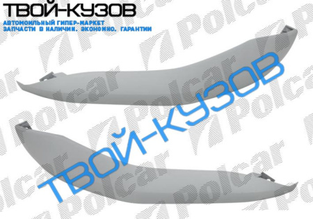 C2 03-08 СПОЙЛЕРА ПЕРЕДНЕГО БАМПЕРА ЛЕВ+ПРАВ