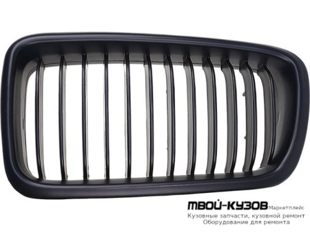 РЕШЕТКА РАДИАТОРА ЛЕВАЯ СТОРОНА ТЮНИНГ ПОЛНОСТЬЮ ЧЁРНЫЙ (ТАЙВАНЬ) для BMW E38 (06.1994 - 08.1998) (09.1998 - 2002)