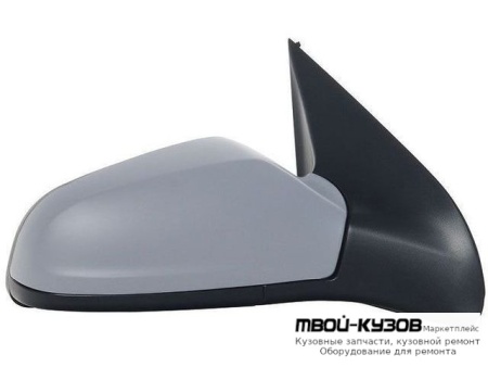 ЗЕРКАЛО ПРАВАЯ СТОРОНА (4 ДВ) (5 ДВ) ЭЛЕКТР С ПОДОГРЕВОМ (CONVEX) ГРУНТ (ТАЙВАНЬ) для Opel ASTRA H (06.2004-)