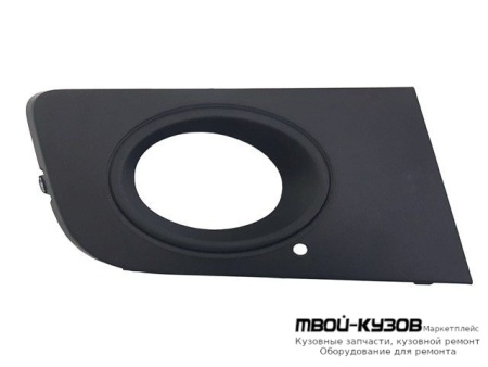 РЕШЕТКА БАМПЕРА ПЕРЕДНИЙ ПРАВАЯ СТОРОНА С ОТВЕРСТИЯМИ ПОД ПРОТИВОТУМАННЫЕ ФАРЫ (АРГЕНТИНА) для Volkswagen AMAROK (2010-)