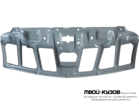 ПАНЕЛЬ КАПОТА)} ПЛАНКА-ФАРТУК ПОД РЕШЕТКУ РАДИАТ МЕТАЛЛ ЧЁРНЫЙ (КИТАЙ) для Great Wall HOVER (2005-)