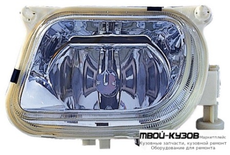 ФАРА ПРОТИВОТУМАННАЯ ЛЕВАЯ + ПРАВАЯ (КОМПЛЕКТ) ТЮНИНГ ПРОЗРАЧНЫЙ ХРУСТАЛ (DEPO) для Mercedes W210 (08.1995 - 08.1999) (09.1999 - 06.2002)