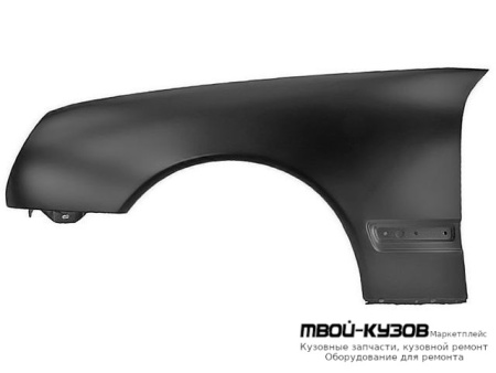 КРЫЛО ПЕРЕДНИЙ ЛЕВАЯ СТОРОНА БЕЗ ОТВ ПОД ПОВТОРИТЕЛЬ (ТАЙВАНЬ) для Mercedes W210 (08.1995 - 08.1999) (09.1999 - 06.2002)