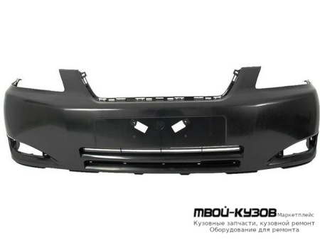 БАМПЕР ПЕРЕДНИЙ (ХЭТЧБЭК) ЧЁРНЫЙ (ТАЙВАНЬ) для Toyota COROLLA DE120 / ZE120 (2002-) ХЭТЧБЭК
