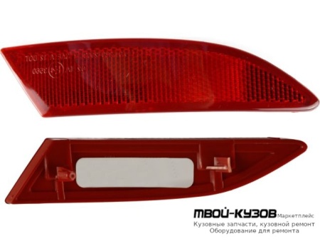 ФОНАРЬ-КАТАФОТ ПРАВАЯ СТОРОНА В ЗАДНИЙ БАМПЕР (КИТАЙ) для Ford FOCUS (2011-2014)