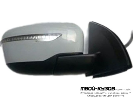 ЗЕРКАЛО ПРАВАЯ СТОРОНА ЭЛЕКТР С ПОДОГРЕВОМ , УКАЗАТЕЛЬ ПОВОРОТА (КИТАЙ) для Nissan QASHQAI (2014-)