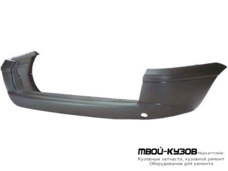 БАМПЕР ЗАДНИЙ НИЖН (УНИВЕРСАЛ) ЧЁРНЫЙ (ТАЙВАНЬ) для Fiat PALIO (04.1997-)