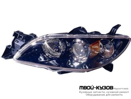 ФАРА ЛЕВАЯ СТОРОНА МЕХАН КОРРЕКТОР (СЕДАН) (КИТАЙ) для Mazda 3 (2004-)