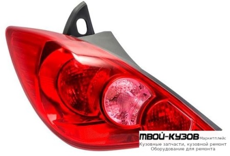 ФОНАРЬ ЗАДНИЙ ВНЕШНИЙ ЛЕВАЯ СТОРОНА (5 дв) (DEPO) для Nissan TIIDA (2007-)