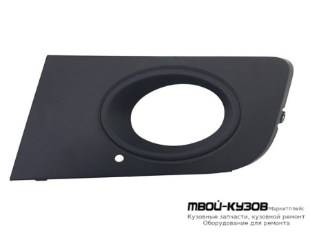 РЕШЕТКА БАМПЕРА ПЕРЕДНИЙ ЛЕВАЯ СТОРОНА С ОТВЕРСТИЯМИ ПОД ПРОТИВОТУМАННЫЕ ФАРЫ (АРГЕНТИНА) для Volkswagen AMAROK (2010-)