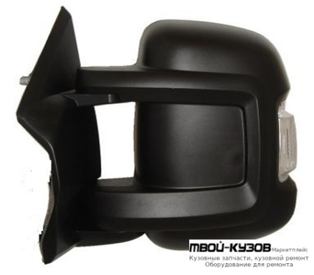 ЗЕРКАЛО ЛЕВАЯ СТОРОНА МЕХАН С УКАЗАТЕЛЬ ПОВОРОТА , ТЕМПЕР ДАТЧИК (CONVEX) (ТАЙВАНЬ) для Peugeot BOXER (2006-) / CITROEN JUMPER (2006-) / FIAT DUCATO кроме Рос.сборки (2006-), Citroen JUMPER (2006-), Fiat DUCATO (2006-)