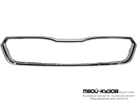 МОЛДИНГ РЕШЕТКИ РАДИАТОРА ХРОМ (КИТАЙ) для Skoda RAPID (2020-)